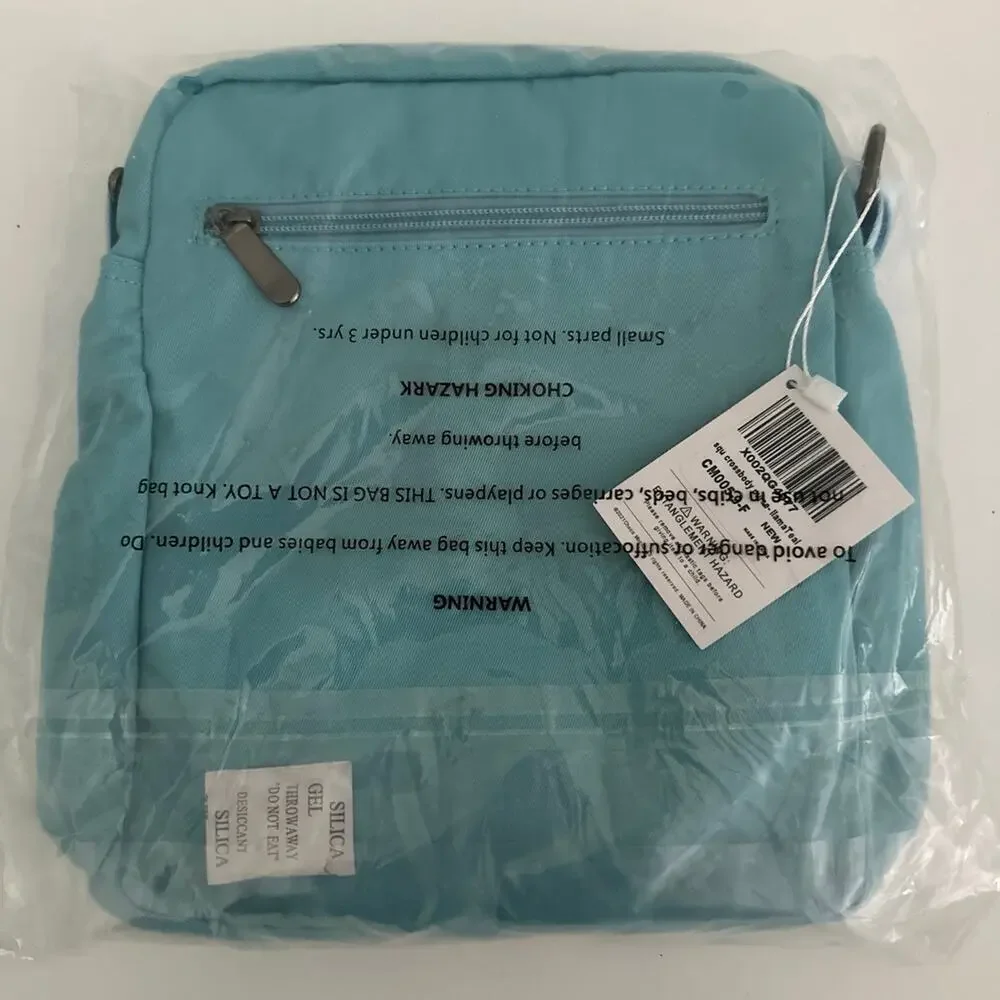 NWT, girl’s teal llama crossbody purse - Picture 2 of 2